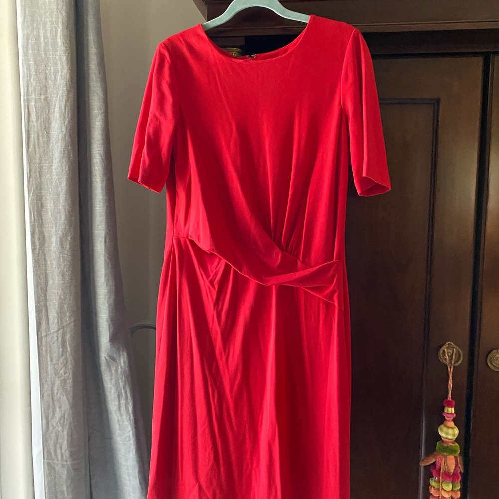 LaFayette Red Jersey Dress - New